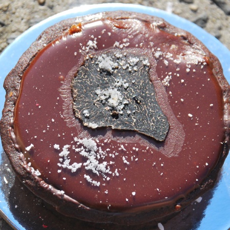 Truffle Salted Caramel and Chocolate Tart